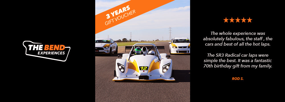 Hot Lap Experience - Radical SR3 Race Car - Gift Card (3 years)