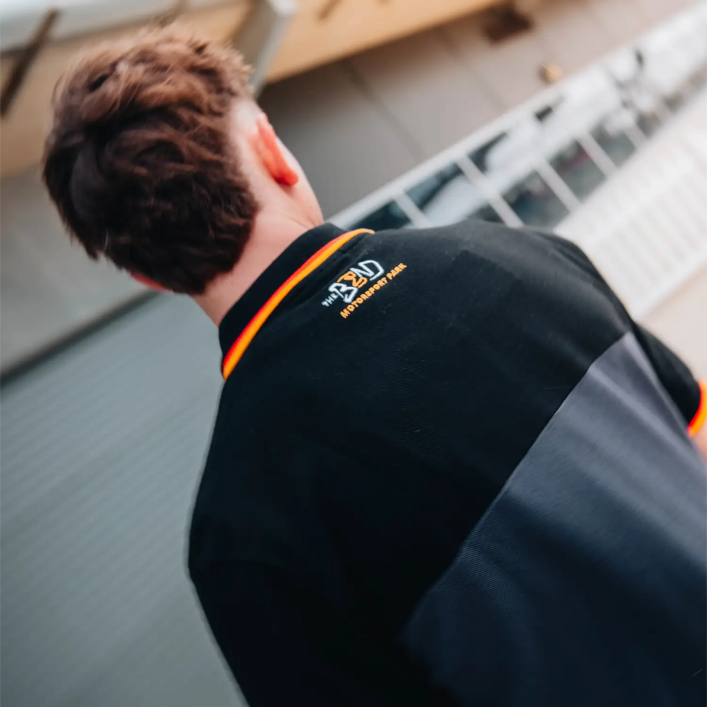 The Bend - Pique Polo Black / Gold / Grey
