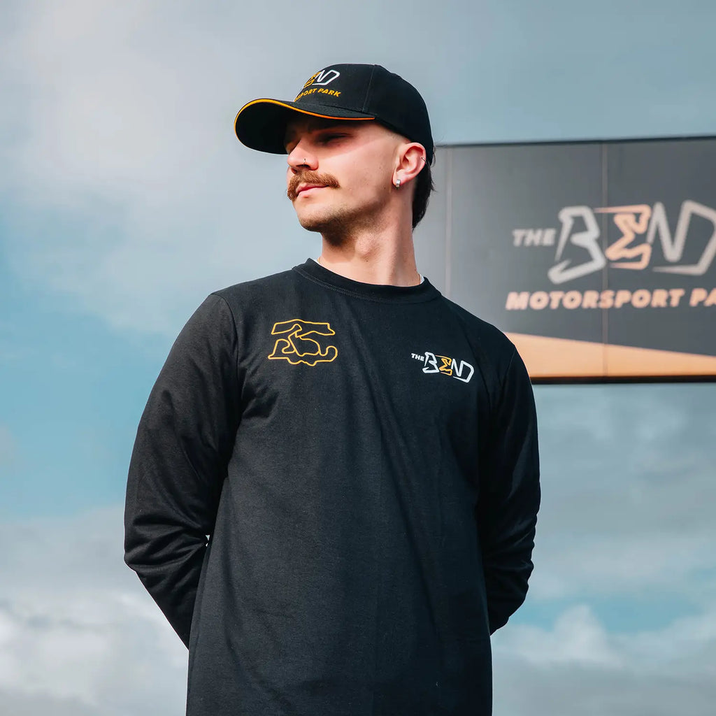 The Bend - Circuit Map Long Sleeve T-Shirt - Black