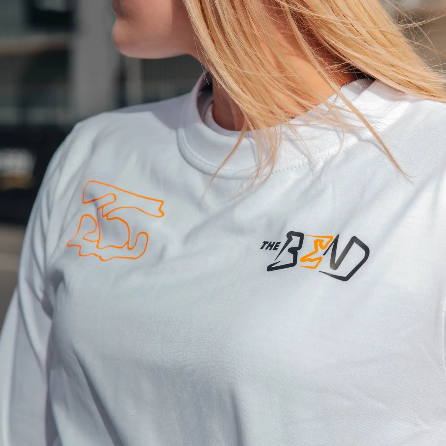 The Bend - Circuit Map - Long Sleeve T-Shirt - White