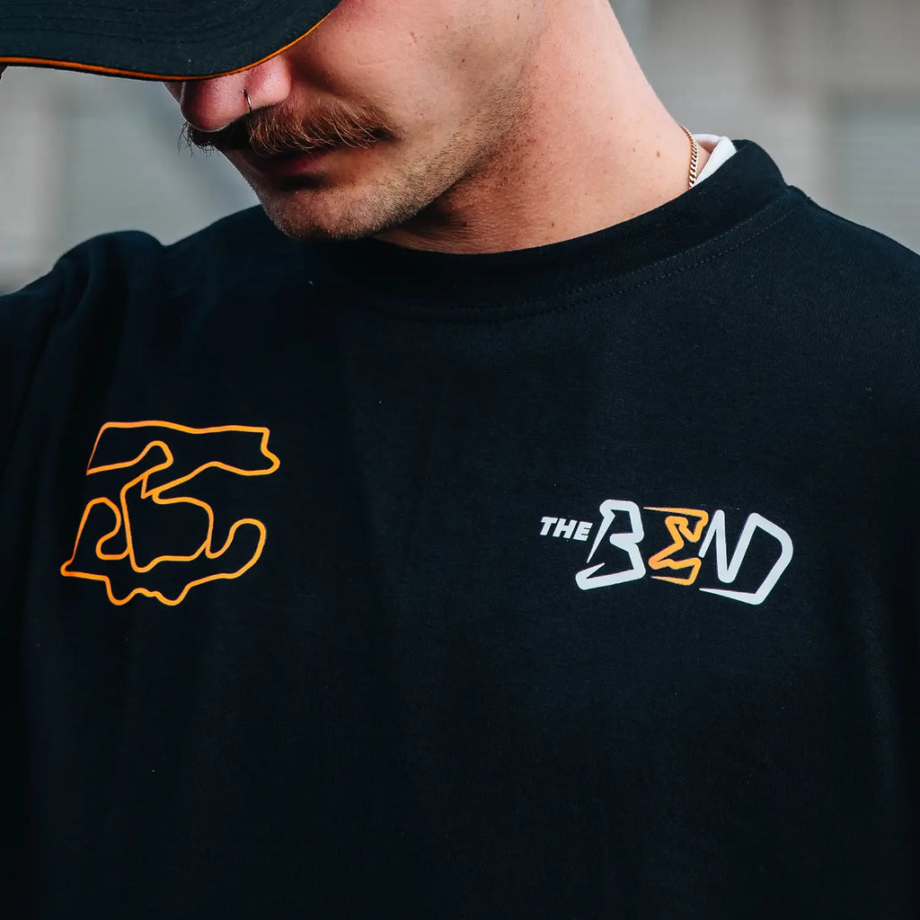 The Bend - Circuit Map Long Sleeve T-Shirt - Black