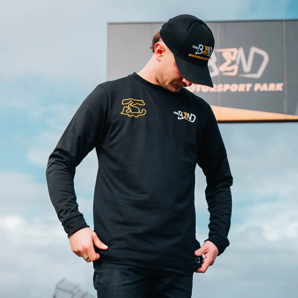 The Bend - Circuit Map Long Sleeve T-Shirt - Black